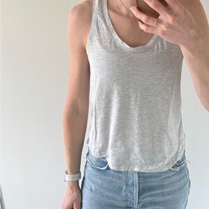 Lululemon Athletica Light Gray Love Tank Top